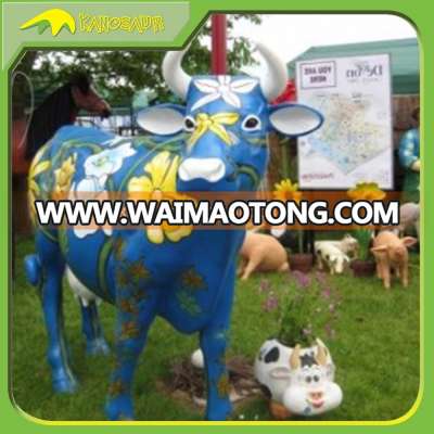 KANOSAUR6292 High Quality Life Size Fiberglass Cow Model