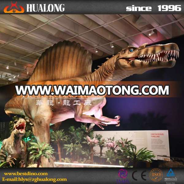 Popular artificial animatronic dinosaur in museum for exhibition