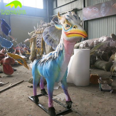 KANOSAUR0654 Theme Park decoration artificial animatronic bird horse