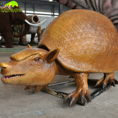 KANOSAUR3676 Animatronic Prehistoric Animal Model Glyptodons for primitive scene