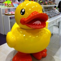 KANOSAUR2979 cartoon animal life size yellow duck statue