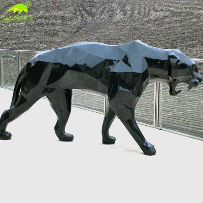 KANOSAUR2088 Customized Handmade Life Size Black Panther Statue