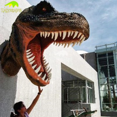 KANOSAUR-079 Outdoor High Quality Dinosaur Head Wall